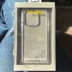 heyday Clear Phone Case for iPhone 15 Pro Max - Transparent